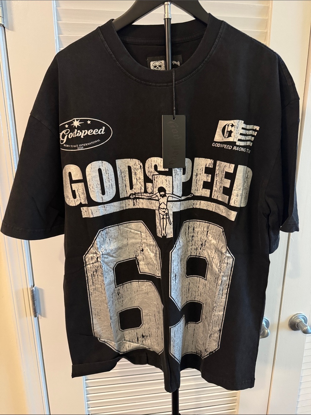 New! Godspeed "Born to Race International" piece featuring large graphics